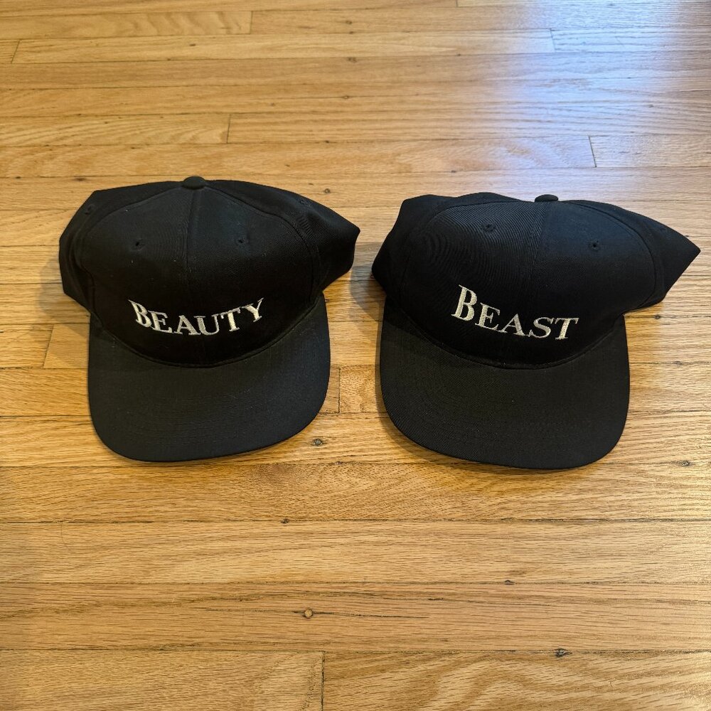 Vintage Beauty And The Beast Snapback Hats